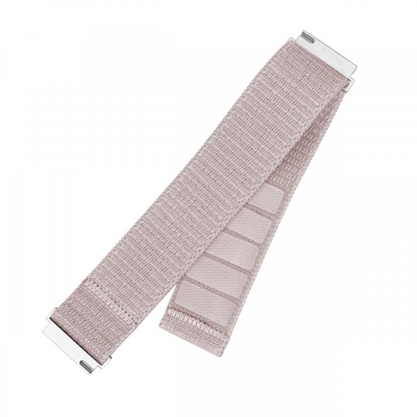 Fixed Samsung Galaxy Watch 20mm Armband Nylon Sporty Strap Rosa