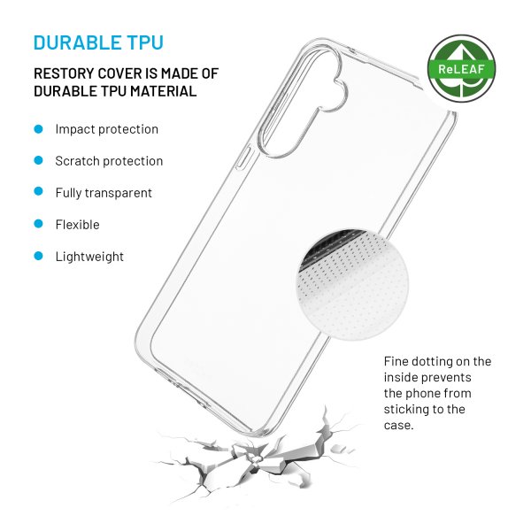 Fixed Samsung Galaxy A55 Skal ReStory Transparent