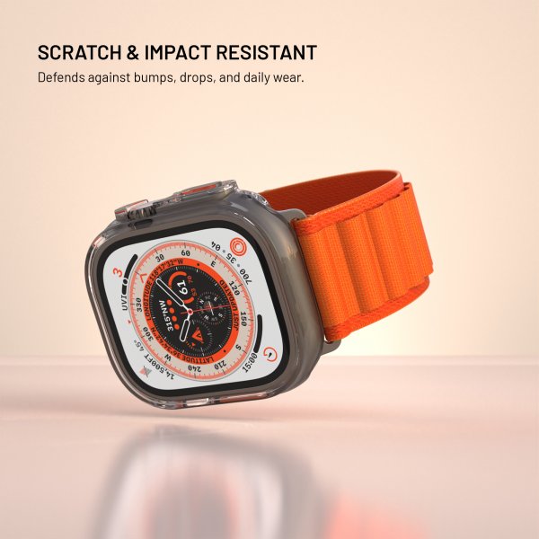 Fixed Apple Watch Ultra 49mm Skal med Inbyggt skärmskydd PURE