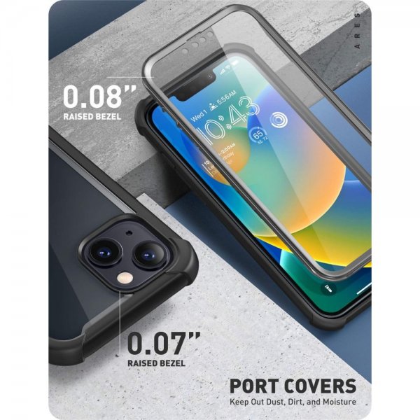Supcase iPhone 13/iPhone 14 Skal Ares Svart