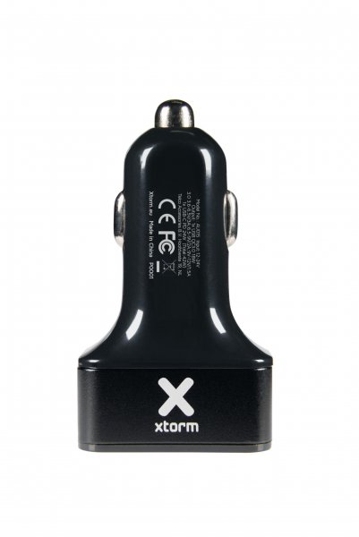 Xtorm Billaddare 36W 3xUSB-A Svart