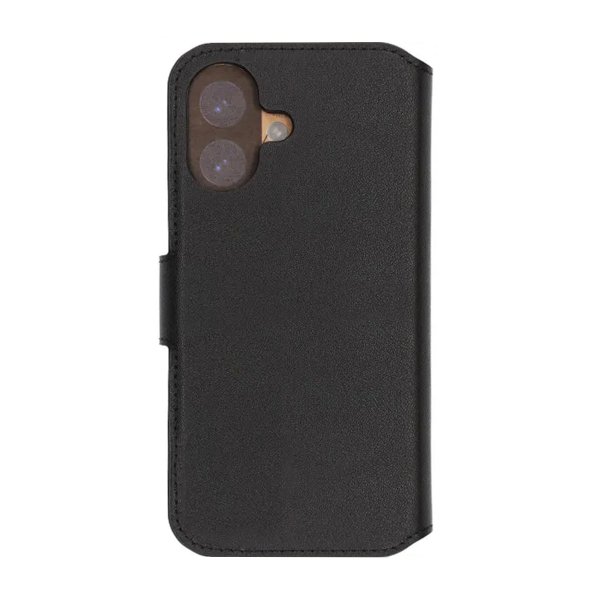 Rvelon iPhone 17 Fodral Äkta Läder Svart