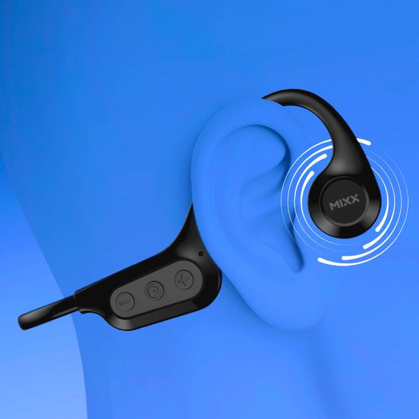 Mixx Trådlösa Hörlurar Benledande Resonate Bone Conduction Svart