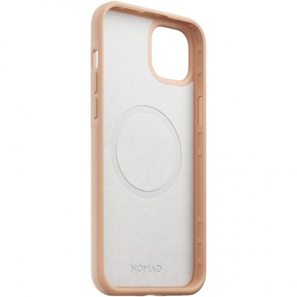 Nomad iPhone 14 Plus Skal Modern Leather Case Natural