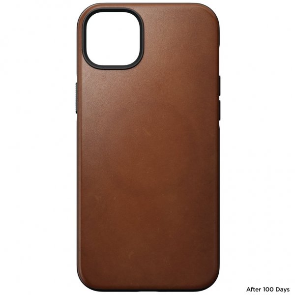 Nomad iPhone 14 Plus Skal Modern Leather Case English Tan
