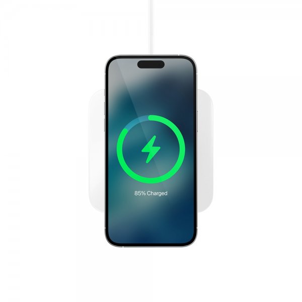 Nomad Trådlös Laddare Base Magnetic Charger Vit