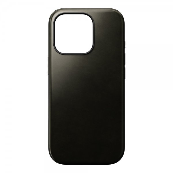 Nomad iPhone 16 Pro Skal Modern Leather Case Horween Green Chrome