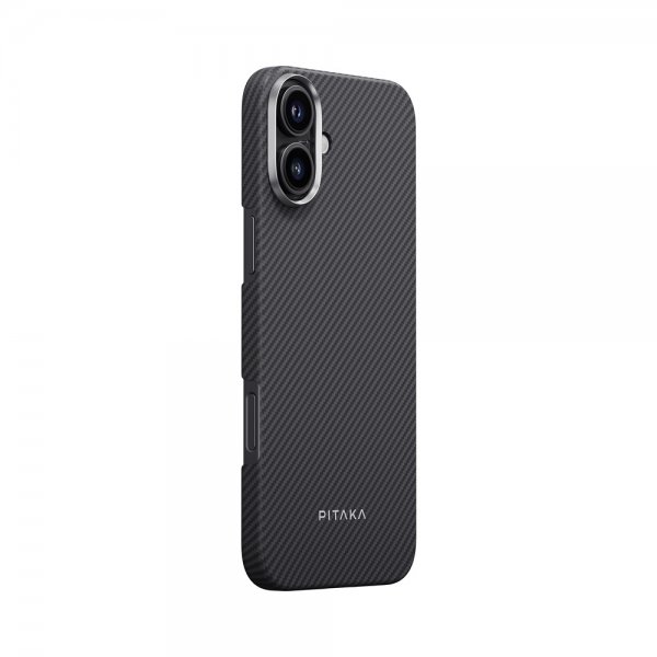 Pitaka iPhone 16 Plus Skal MagEZ Case 5 Black/Grey Twill