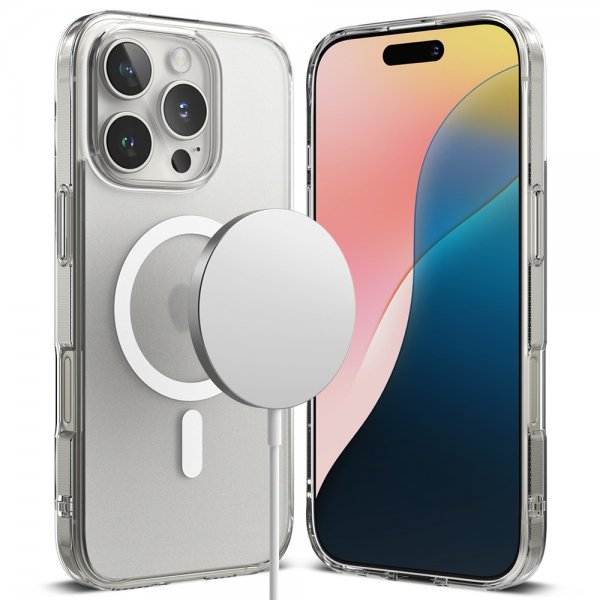 Ringke iPhone 16 Pro Max Skal Fusion Magnetic Matte Transparent