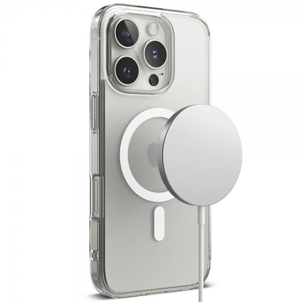 Ringke iPhone 16 Pro Max Skal Fusion Magnetic Matte Transparent