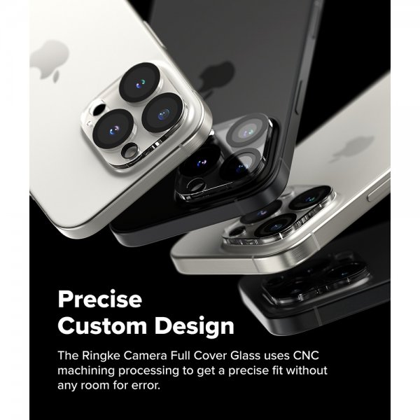 Ringke iPhone 16 Pro/16 Pro Max Kameraskydd Camera Protector Glass 2-pack