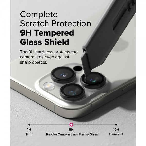 Ringke iPhone 16 Pro/iPhone 16 Pro Max Kameraskydd Camera Lens Frame 2-pack