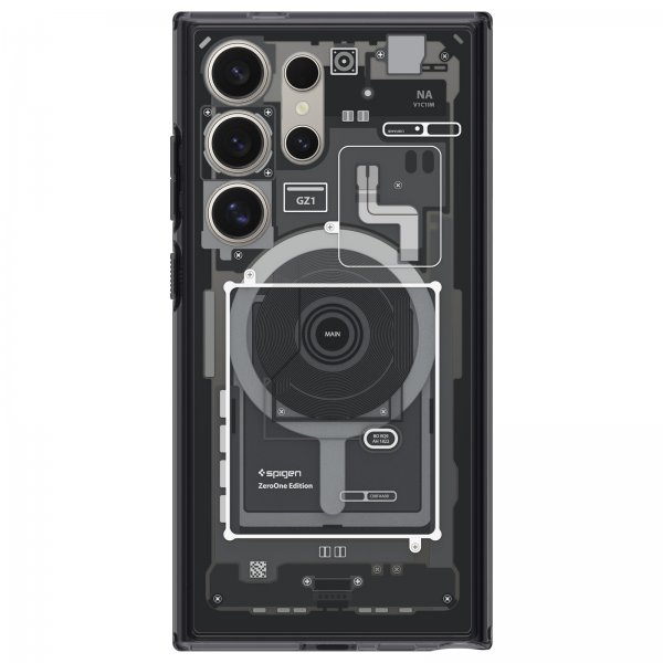 Spigen Samsung Galaxy S24 Ultra Skal Ultra Hybrid MagFit Zero One Svart