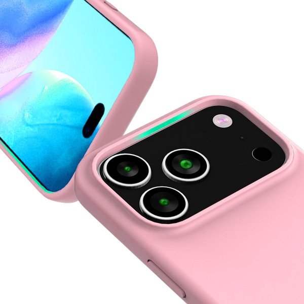 Rvelon iPhone 17 Pro Max Skal Silikon MagSafe Rosa