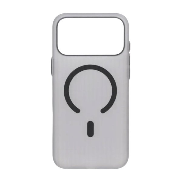 iPhone 17 Pro Max Skal Korrugerad MagSafe Ljusgrå