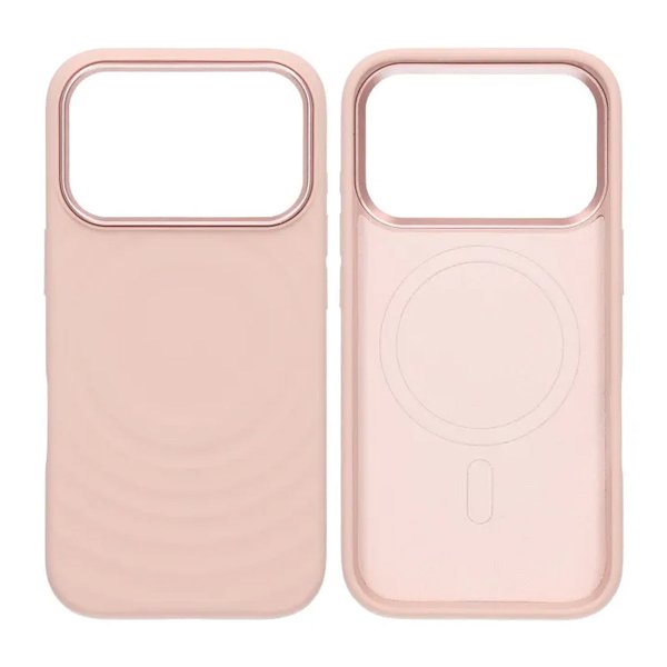 iPhone 17 Pro Skal Silikon MagSafe Rosa