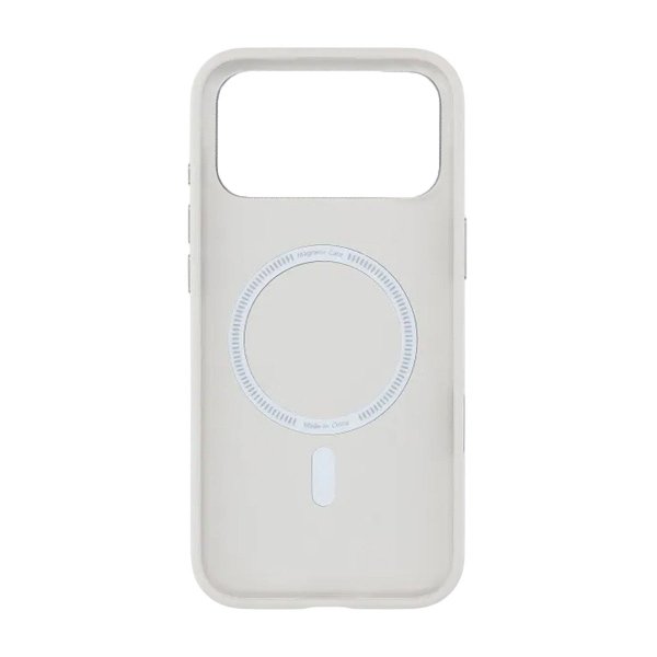 iPhone 17 Pro Skal Konstläder MagSafe Vit