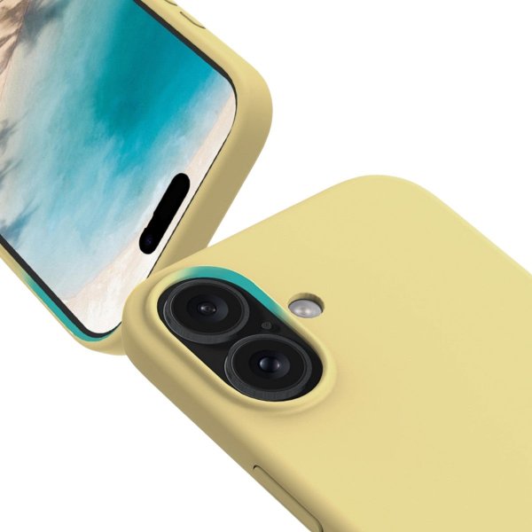 Rvelon iPhone 17 Skal Silikon MagSafe Gul