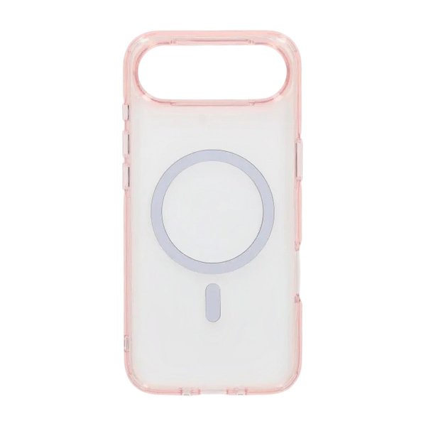 iPhone Air Skal TPU MagSafe Rosa Transparent