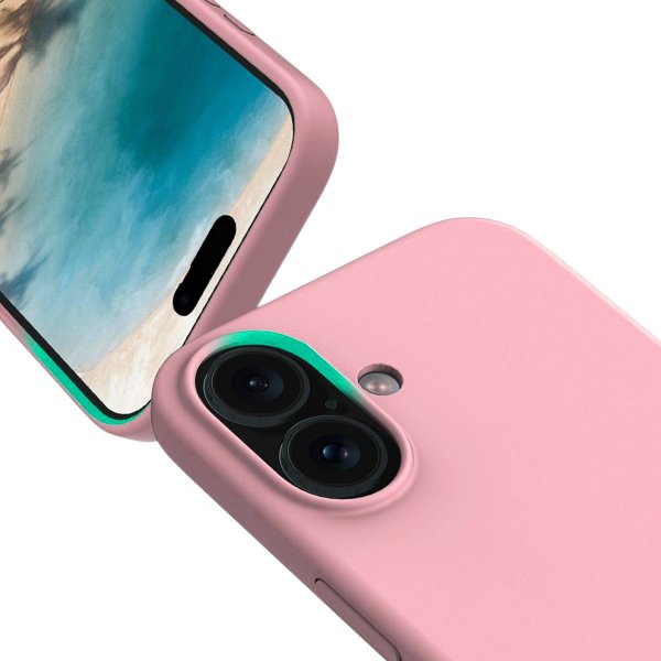 Rvelon iPhone 17 Skal Silikon MagSafe Rosa