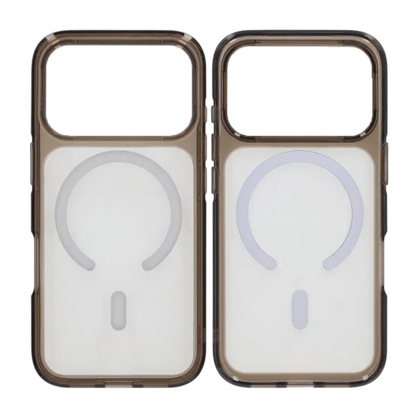 iPhone 17 Pro Skal TPU MagSafe Transparent Svart