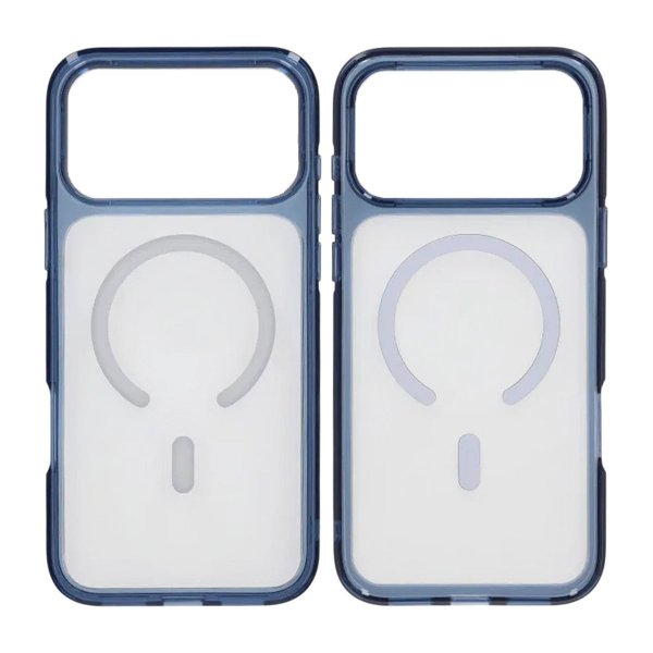 iPhone 17 Pro Max Skal Transparent MagSafe Blå