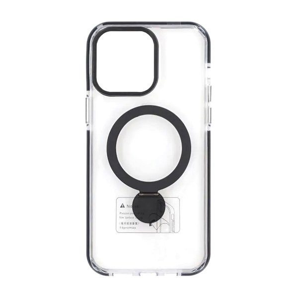 iPhone 15 Pro Max Skal Ringstativ MagSafe Svart