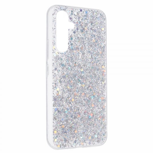 Nordic Covers Samsung Galaxy A55 Skal Sparkle Series Stardust Silver