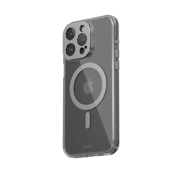 Moshi iPhone 15 Pro Max Skal iGlaze MagSafe Meteorite Gray