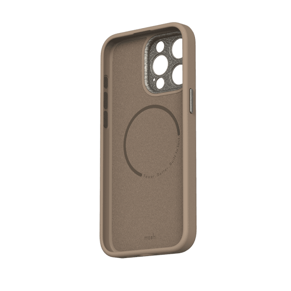 Moshi iPhone 15 Pro Max Skal Napa MagSafe Woodsmoke Brown