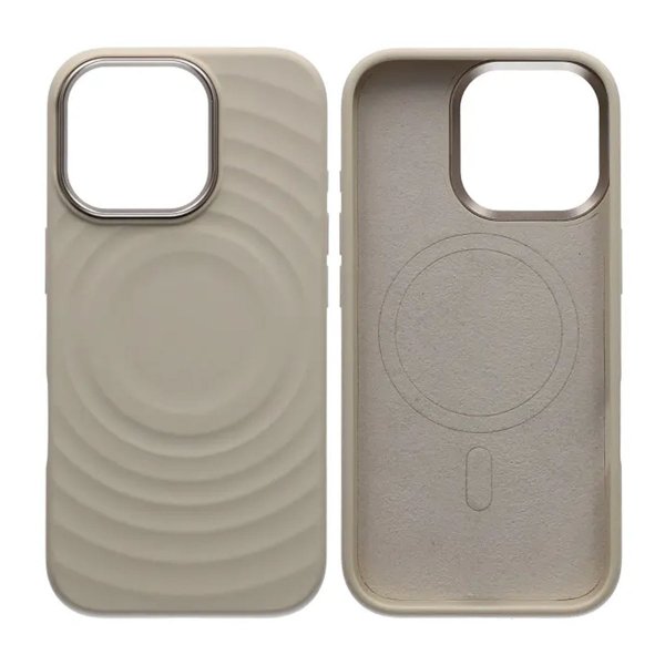 iPhone 17 Skal Silikon MagSafe Beige