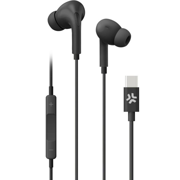 Celly Trådade Hörlurar UP1200 In-Ear USB-C Svart