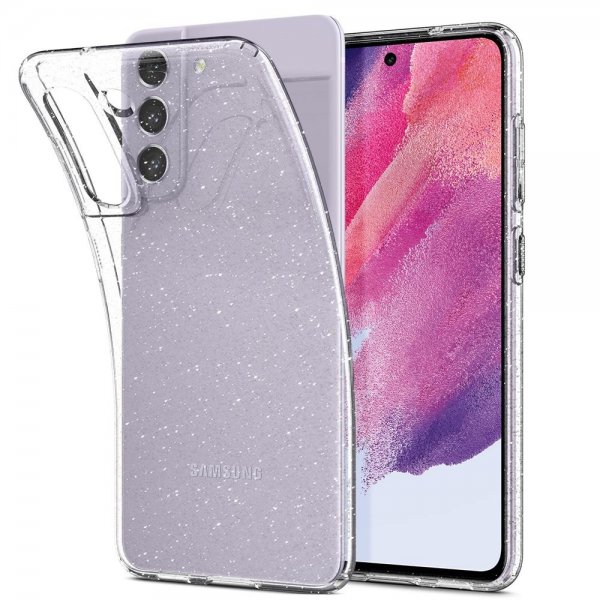 Spigen Samsung Galaxy S21 FE Skal Liquid Crystal Glitter Crystal Quartz
