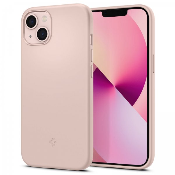 Spigen iPhone 13 Mini Skal Silicone Fit Rosa