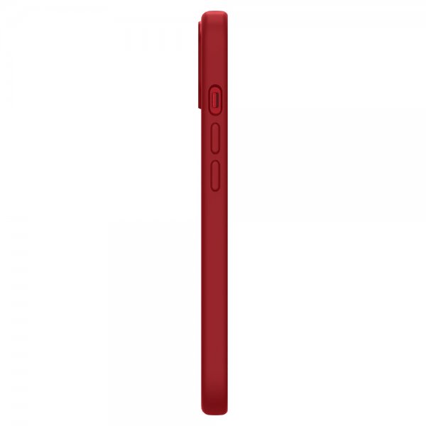 Spigen iPhone 13 Skal Silicone Fit Röd