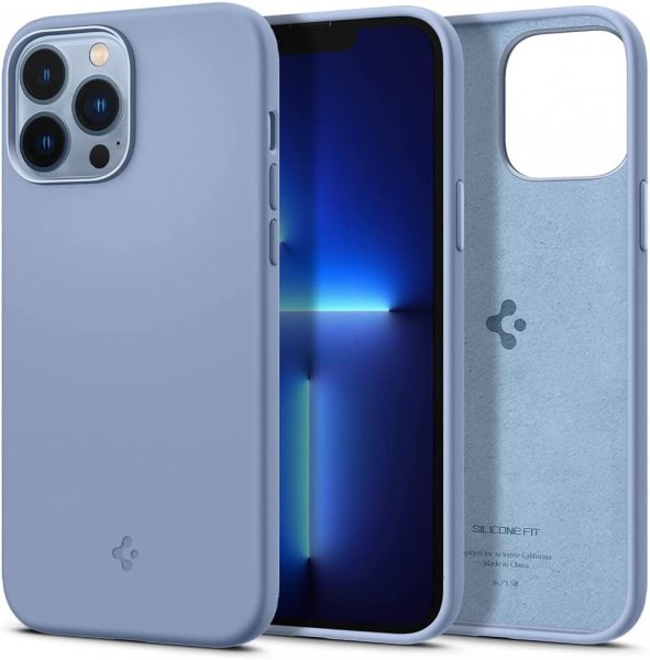 Spigen iPhone 13 Pro Skal Silicone Fit Sierra Blue