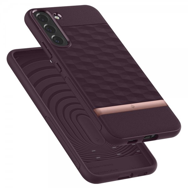 Caseology Samsung Galaxy S22 Plus Skal Parallax Burgundy