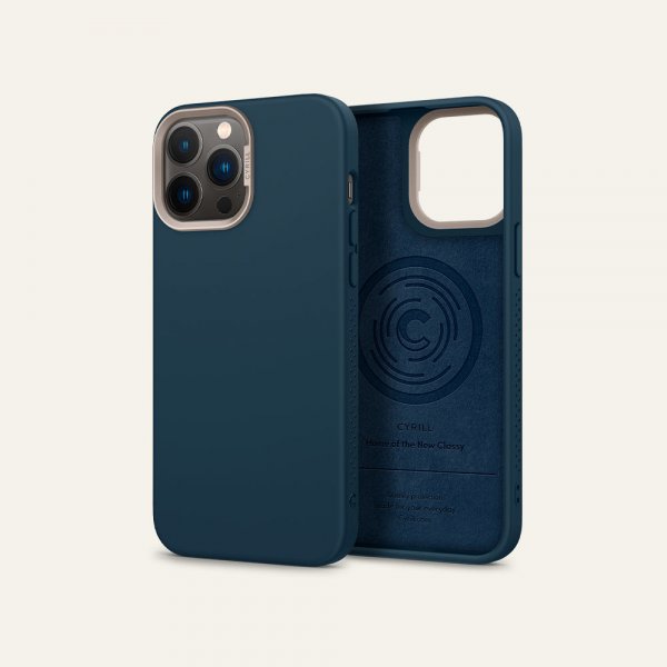 Cyrill iPhone 13 Pro Max Skal Color Brick Mag Deep Sea