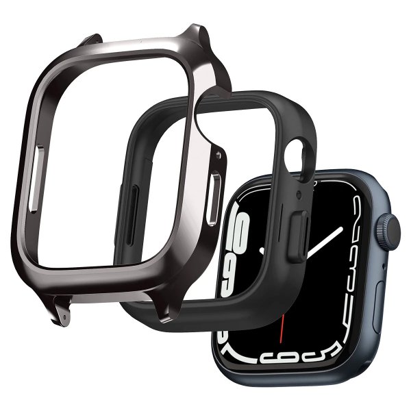 Spigen Apple Watch 40mm Skal med Armband Metal Fit Pro Graphite