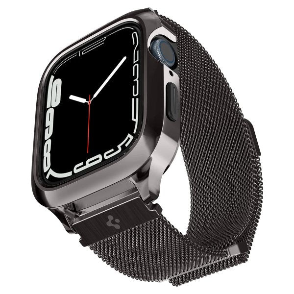 Spigen Apple Watch 40mm Skal med Armband Metal Fit Pro Graphite
