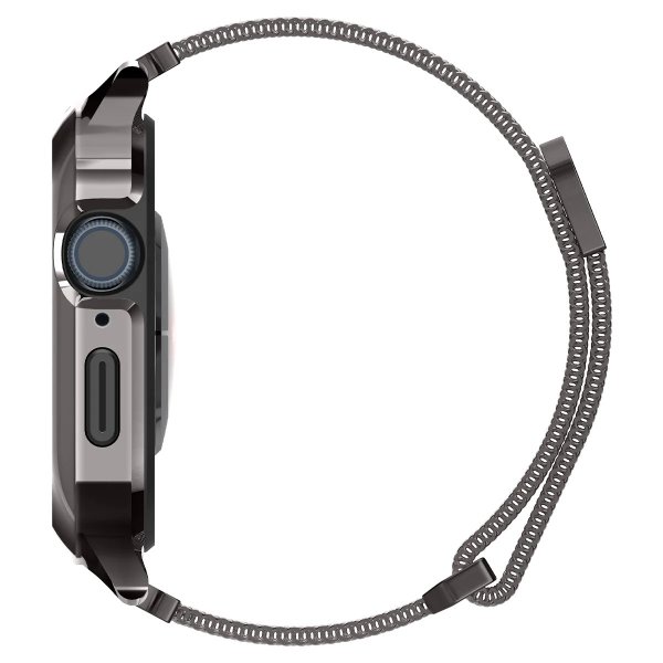 Spigen Apple Watch 40mm Skal med Armband Metal Fit Pro Graphite