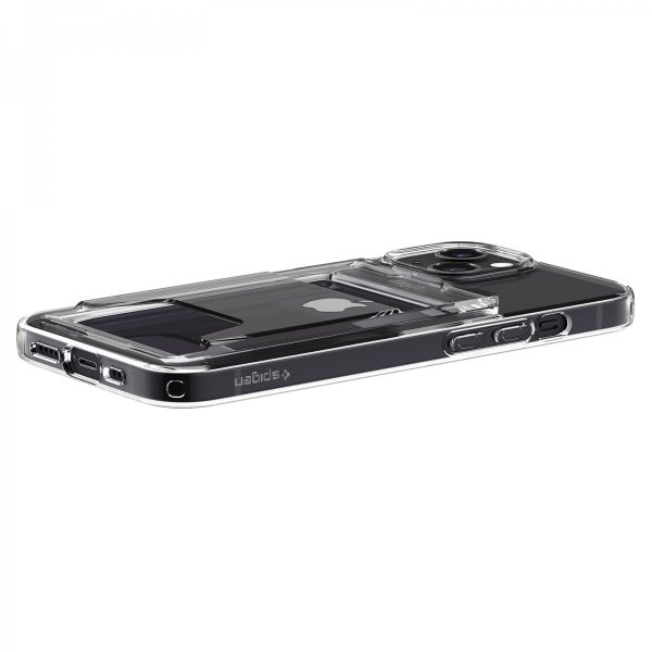 Spigen iPhone 14 Plus Skal Crystal Slot Dual Crystal Clear