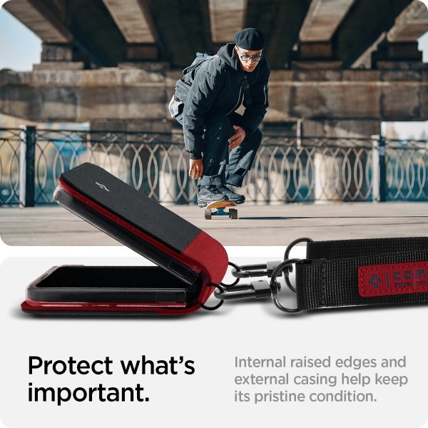 Spigen Samsung Galaxy Z Flip 4 Skal Compoty Ladybug