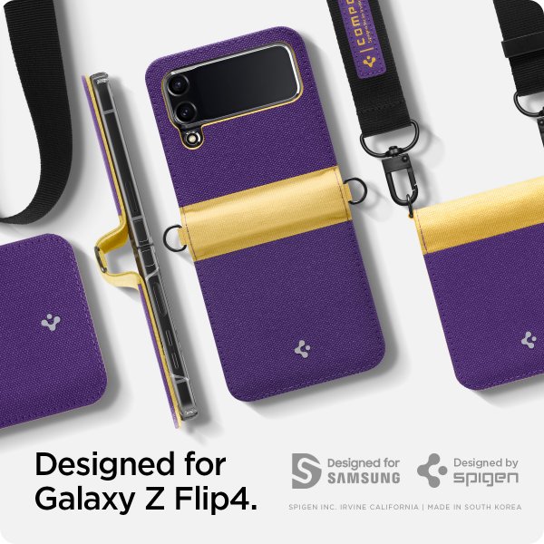 Spigen Samsung Galaxy Z Flip 4 Skal Compoty Pansy
