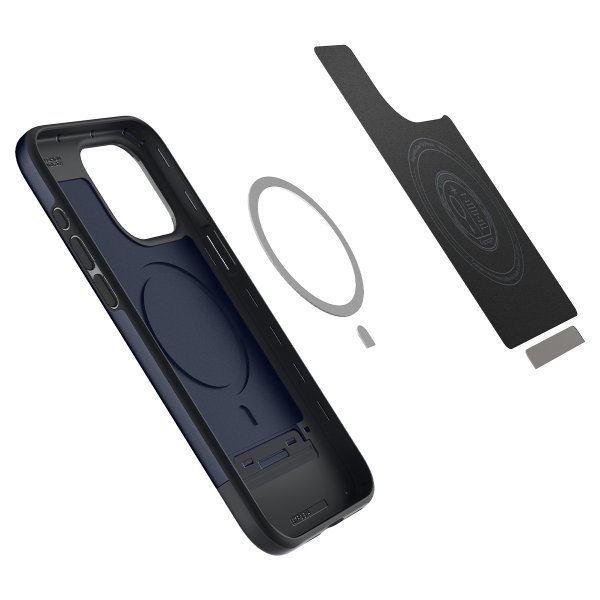 Spigen iPhone 15 Pro Max Skal Style Armor MagFit Midnight Indigo