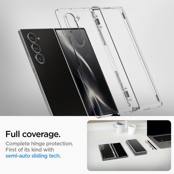 Spigen Samsung Galaxy Z Fold 6 Skal Ultra Hybrid Pro Crystal Clear
