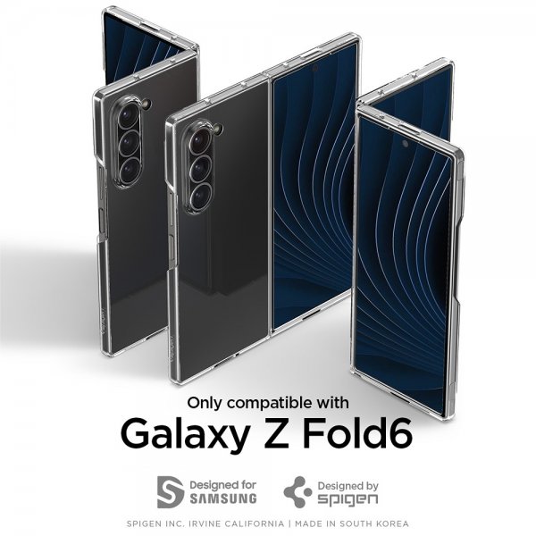 Spigen Samsung Galaxy Z Fold 6 Skal Air Skin Crystal Clear