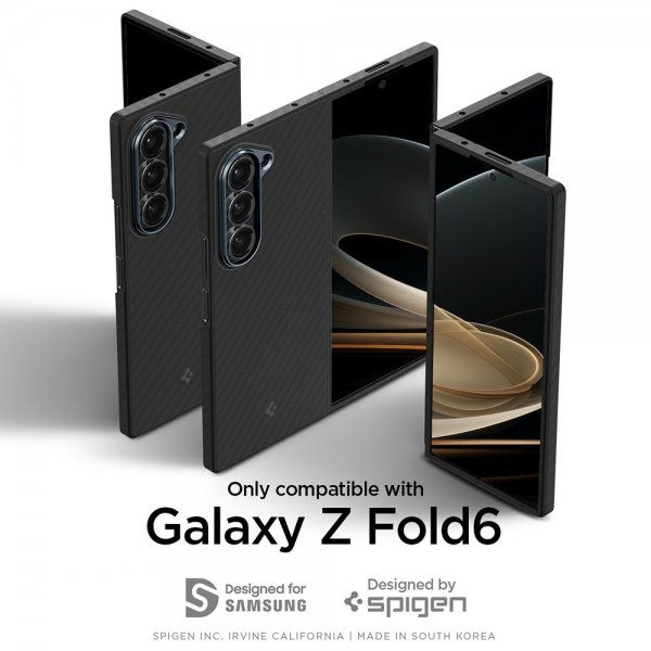 Spigen Samsung Galaxy Z Fold 6 Skal Air Skin Aramid Svart