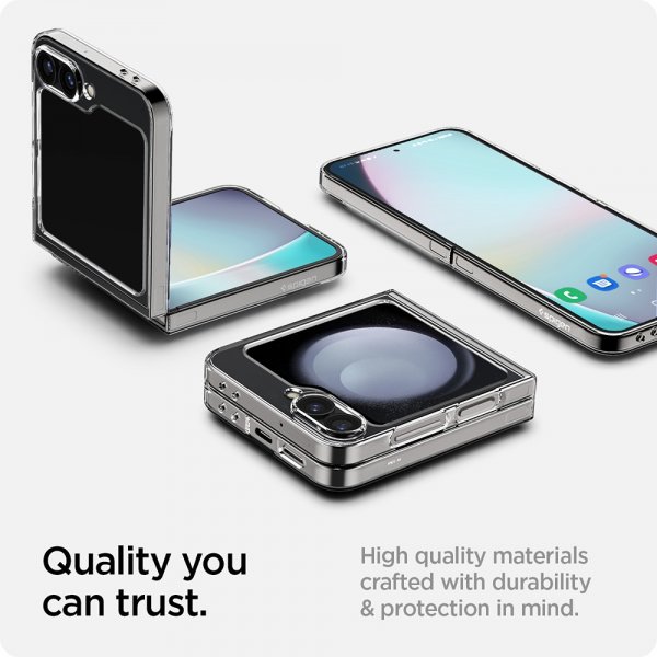 Spigen Samsung Galaxy Z Flip 6/Flip 7 FE Skal Air Skin Crystal Clear