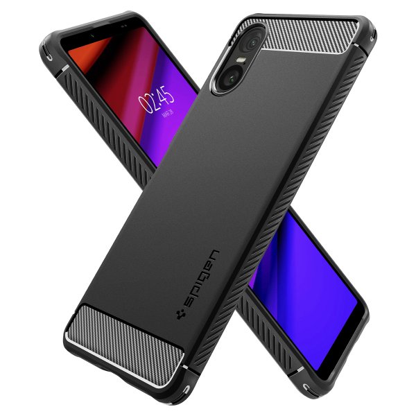 Spigen Sony Xperia 5 VI Skal Rugged Armor Matte Black
